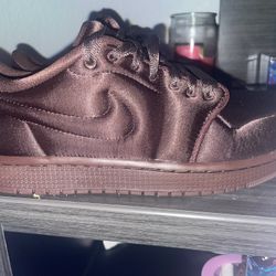 Brand New Nike Air Jordan 1 Low MM "Satin Earth" sneaker Women’s Size 8 For Same