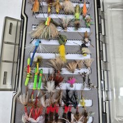 Lots Of Fly Fishing Flies
