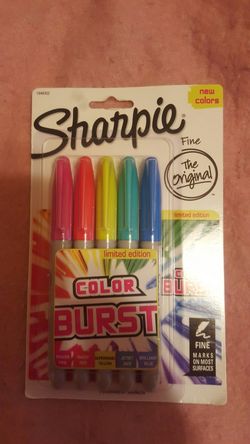 Sharpie color burst markers