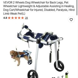 Dog For Back Legs Wheel Size L
