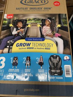 Graco Nautilus SnugLock Grow Henry 3-in-1 Car Seat - Tan