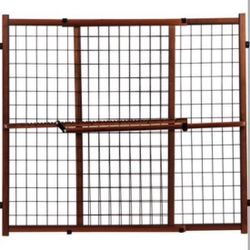 Evenflo Position & Lock Baby Gate, Pressure-Mounted, Farmhouse Collection