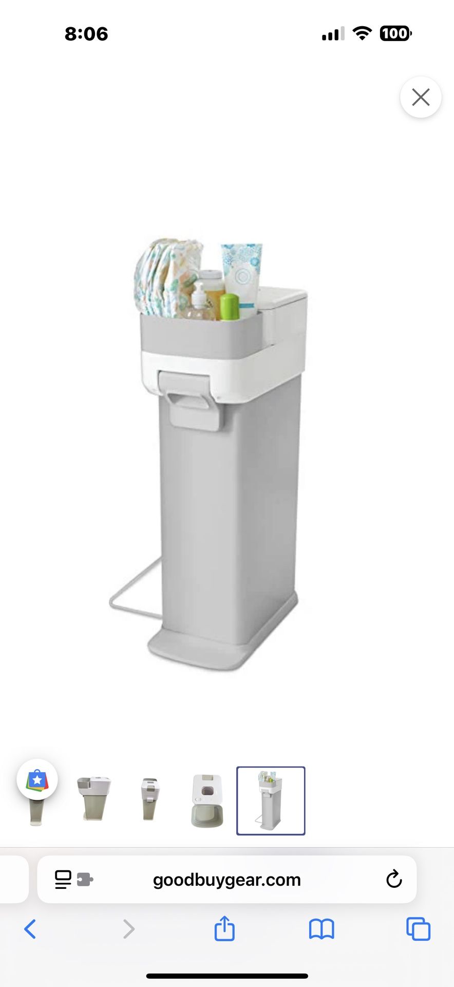 Skip hop Diaper Pail