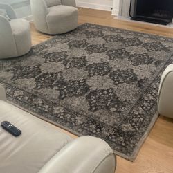 8x10 Ft Grey Rug From Pottery Barn
