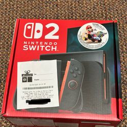 Nintendo Switch 2 + Mario With Gift Receipt