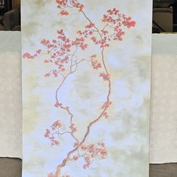cherry blossom wall panel (32×49)