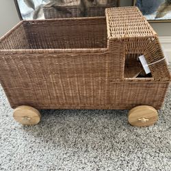 New Rattan Car/ Truck Basket Play Kids Room