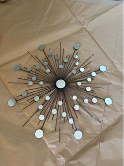 West Elm Sunburst Wire Wall Art