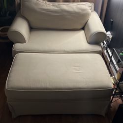 Love Seat And Ottoman 