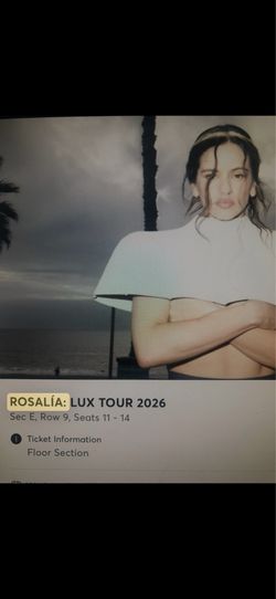 Rosalia concert ticket