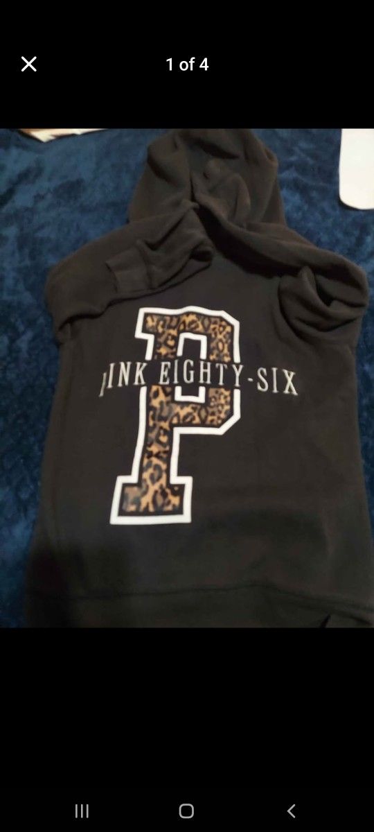 Vs Pink Zip Hoodie