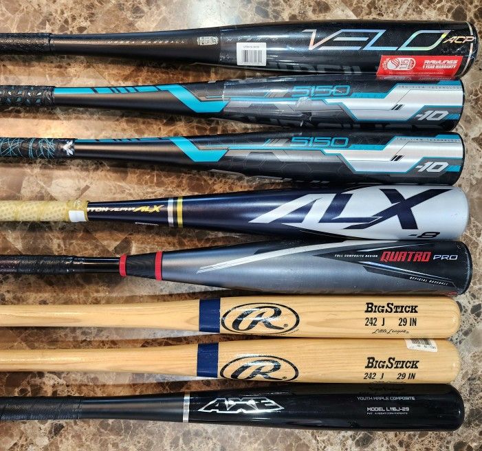 USSSA TRAVEL BATS NEW RAWLINGS EASTON AXE for Sale in Westminster, CA