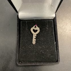 James Avery Sterling Silver Key Charm 