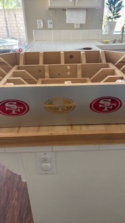 SF 49ers stadium food display Super Bowl football party
