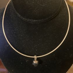 Sterling Silver Necklace And Pendant 
