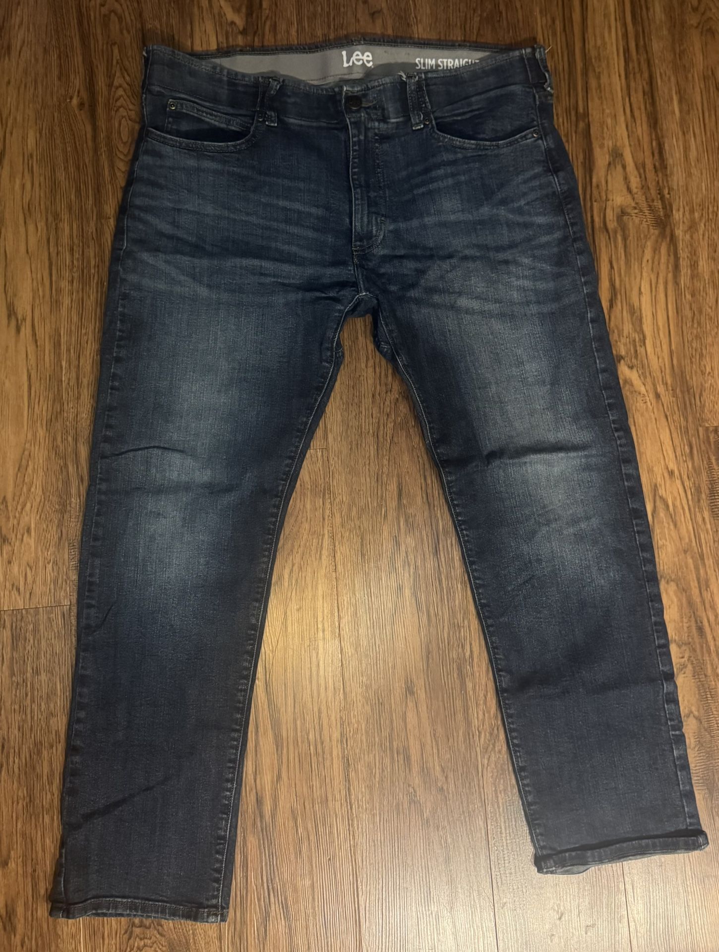 Lee Extreme Motion MVP Jeans Mens Sz 38x30 Slim Fit Straight Leg Stretch