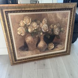 Vase With Flowers Frame