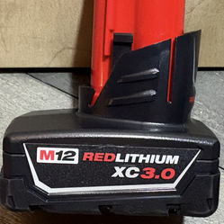 Milwaukee M-12 red lithium XC 3.0 battery