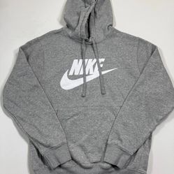 Nike Men’s Hoodie Grey Size Small