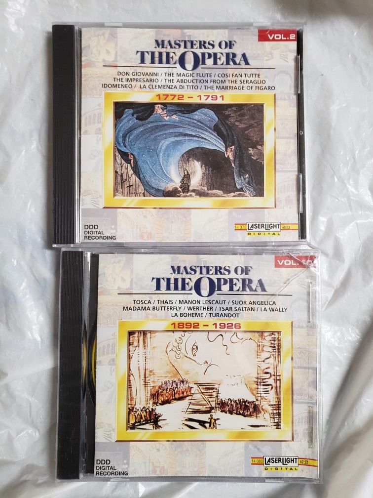 Masters Of The Opera Music CD'S For Sale