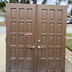 Double Door 32+32 1/4 x 78 1/2