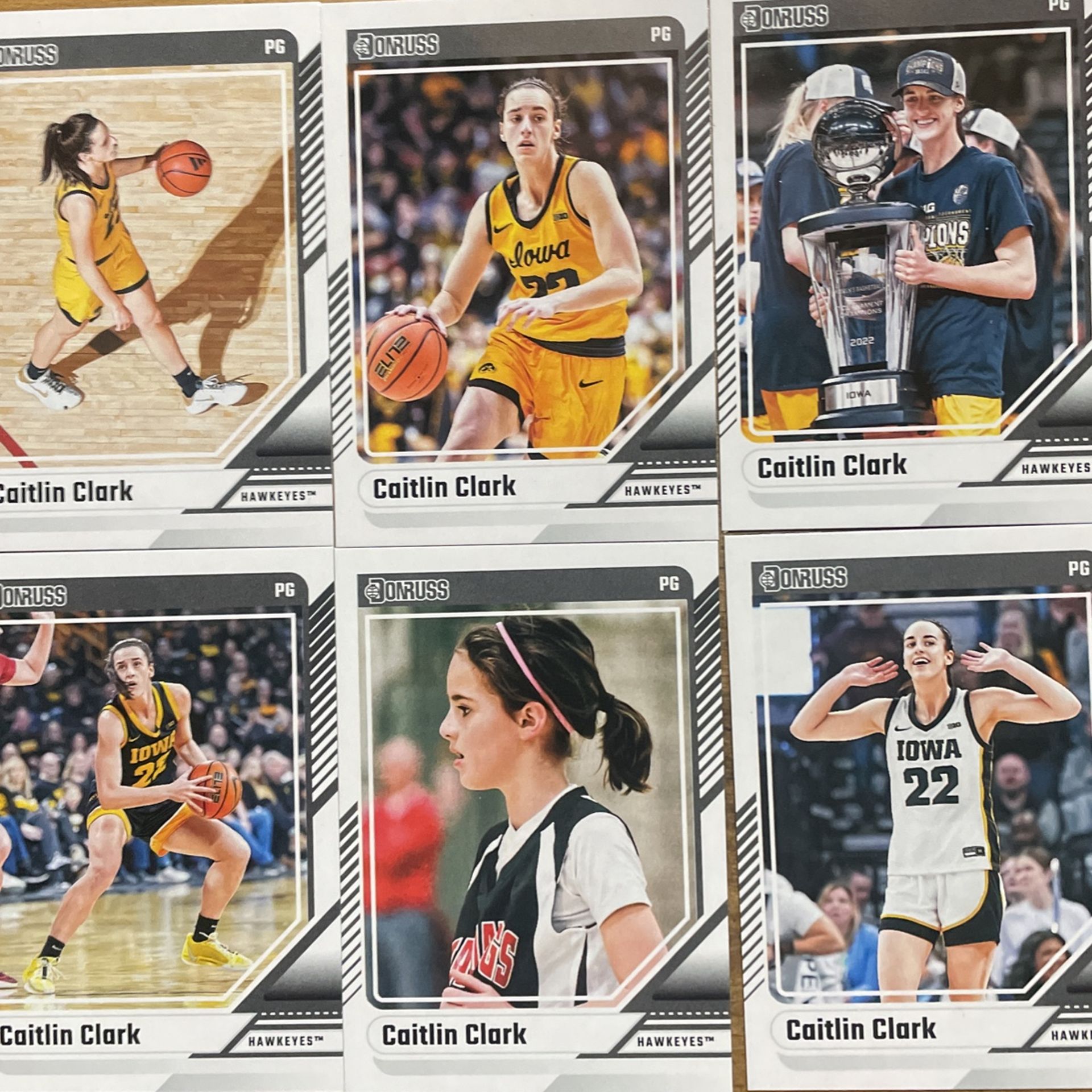2024 CAITLIN CLARK LOT OF 9 BASE CARDS