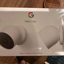 Nest Cam (Battery) - Indoor and Outdoor Wireless Smart Home Security Camera - 2 Pack