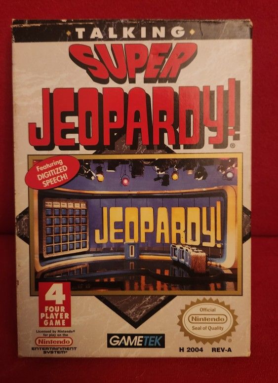 NES Talking Super Jeopardy COMPLETE Nintendo