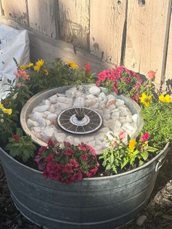Mother day planter and waterfall !