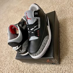 Jordan 3 Black Cement Size 12