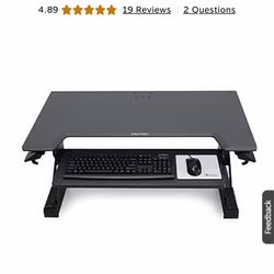 Ergotron WorkFit-TL 38"W Adjustable Standing Desk Converter