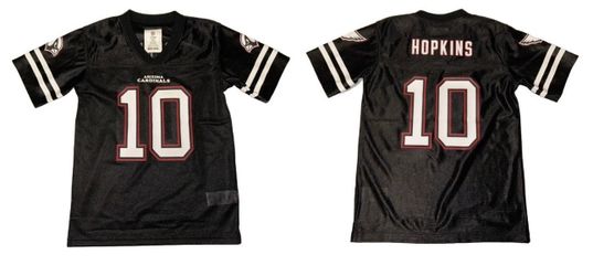 Arizona Cardinals Deandre Hopkins Black Jersey Youth Boys XS 4/5 & Small 6/7 New