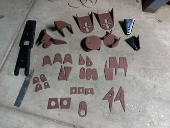Air bag brackets, link, shock, tabs