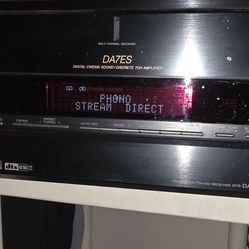 Sony receiver DA7 ES