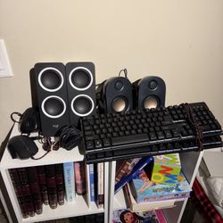 Pc Accessories Keyboard Rgb , Mouse Rgb Speakers 