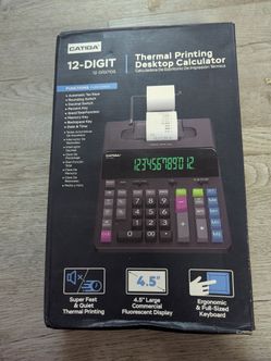 CATIGA SP-2401 Thermal Printing Desktop Calculator (Open Box but Never Used)
