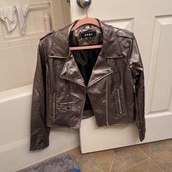 Size Medium Dkny Leather Jacket 