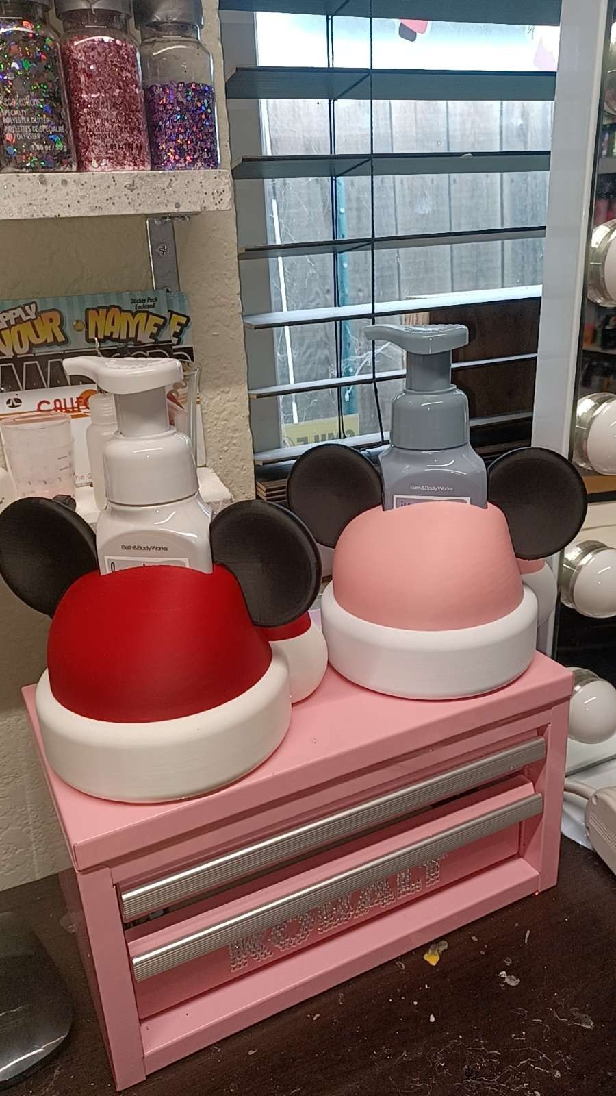 Bath N Body Work Mickey Mouse Foam Soap Holders