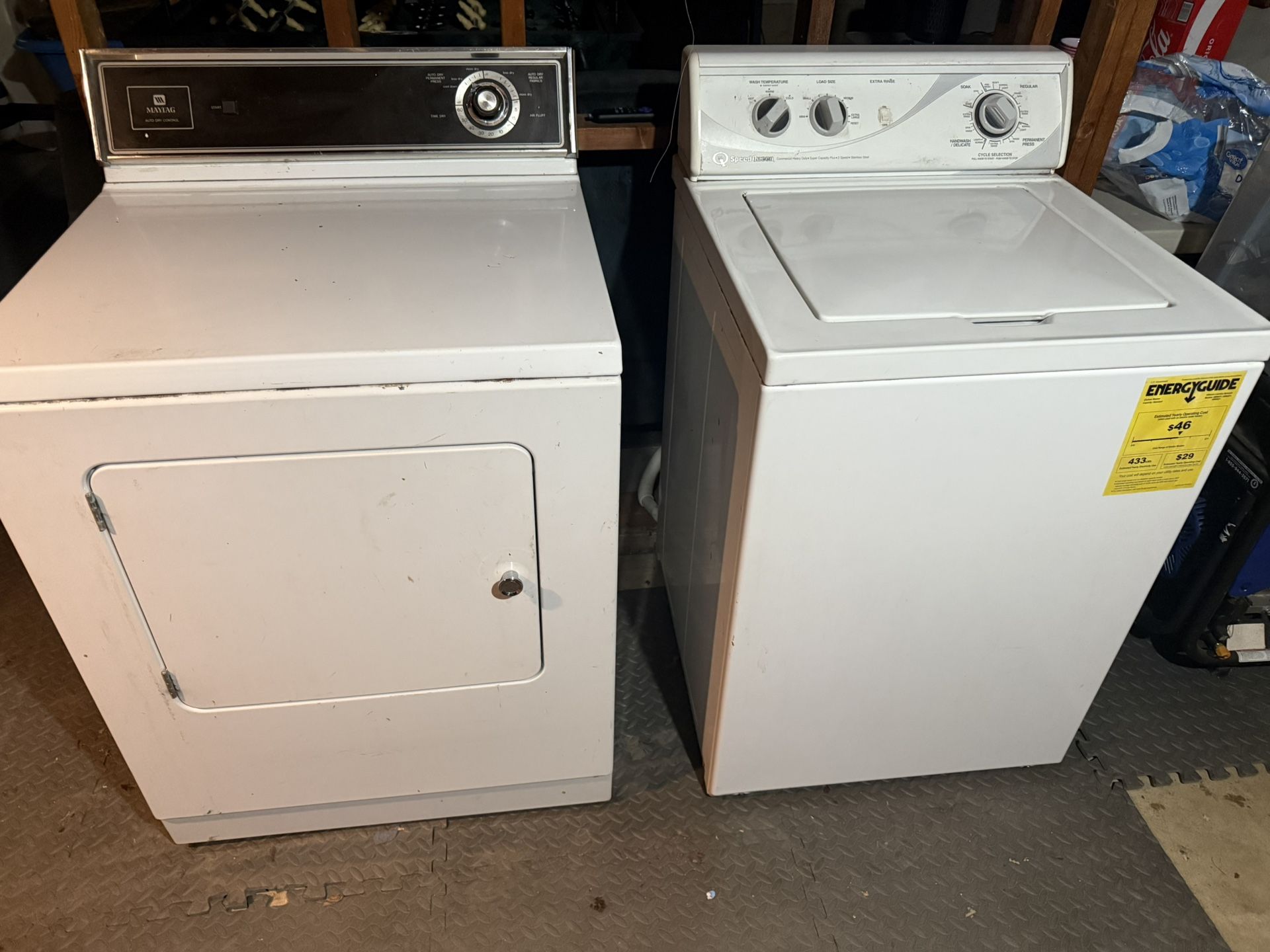 Washer and Dryer