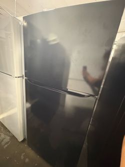 Black Top-Freezer Refrigerator