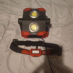 Nebo Omni 2k Lumen And Milwaukee Head Lamp 