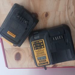 Dewalt 20V Battery and Charger 