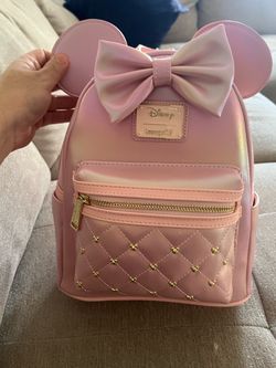 Loungefly Disney Minnie Mouse Pink Mini Backpack