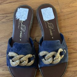 NEW Womem slide Sandals ( made in Italy) size 8