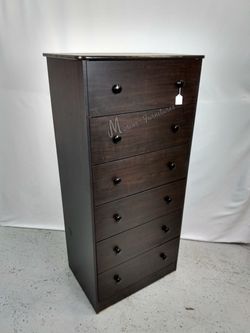Brown Mocha Tall Bedroom Dresser!