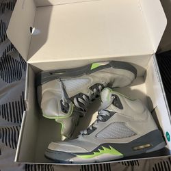 Jordan 5 Green Bean - Size 12/ Good Condition 
