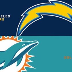 2 Lower Level Tickets Miami Dolphins Vs Los Angeles Chargers Players Tunnel Row 10
