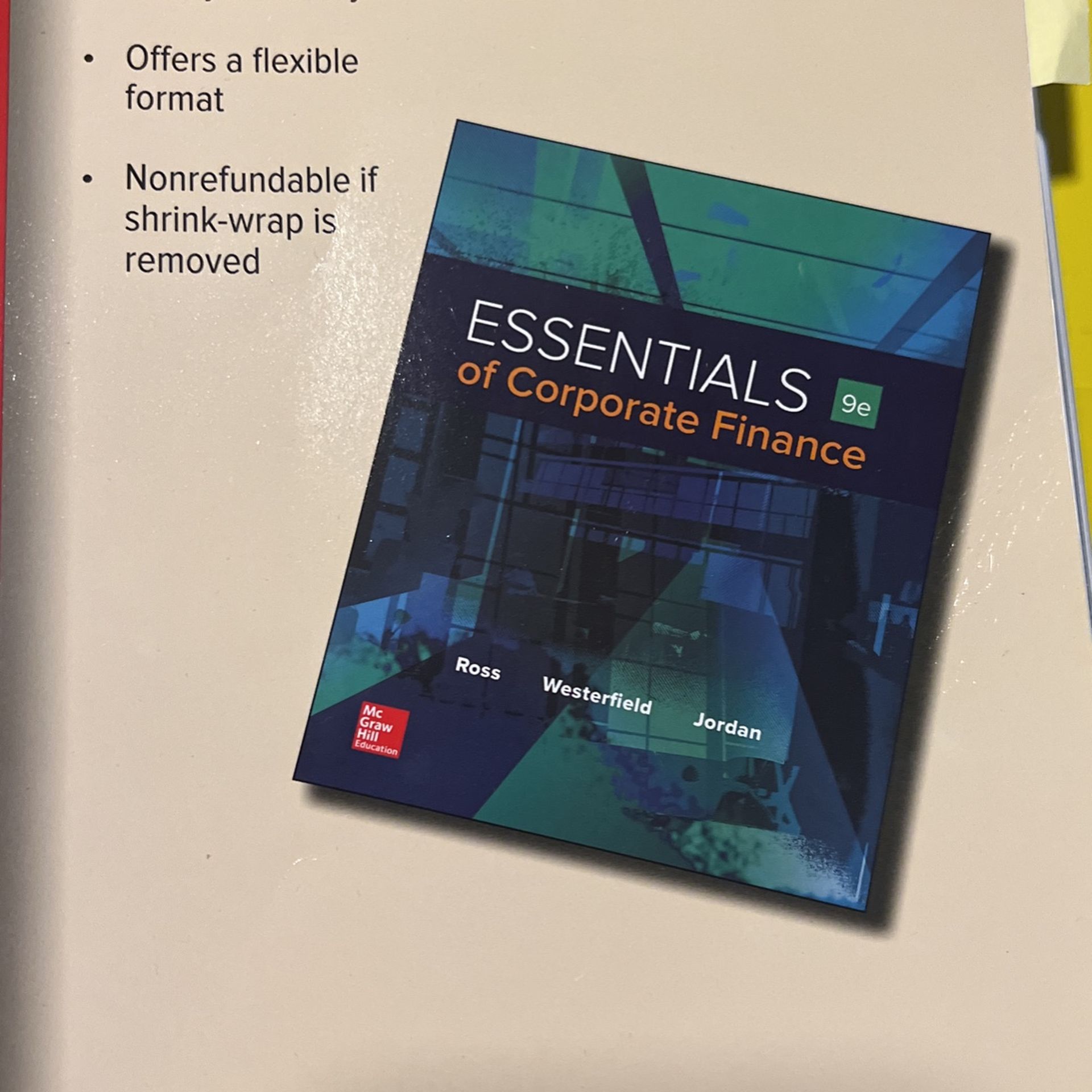 Essentials Of Corporate Finance Book
