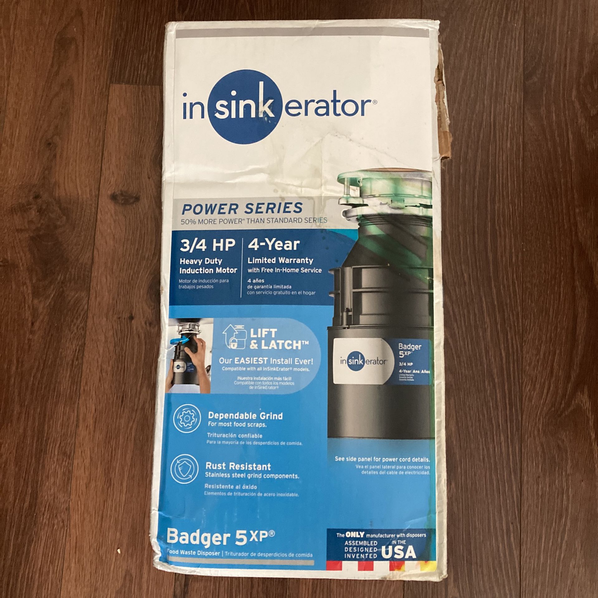 New InSinkErator Badger 5XP Without Power Cord Badger 3/4 Hp Garbage  Disposal for Sale in Phoenix, AZ OfferUp