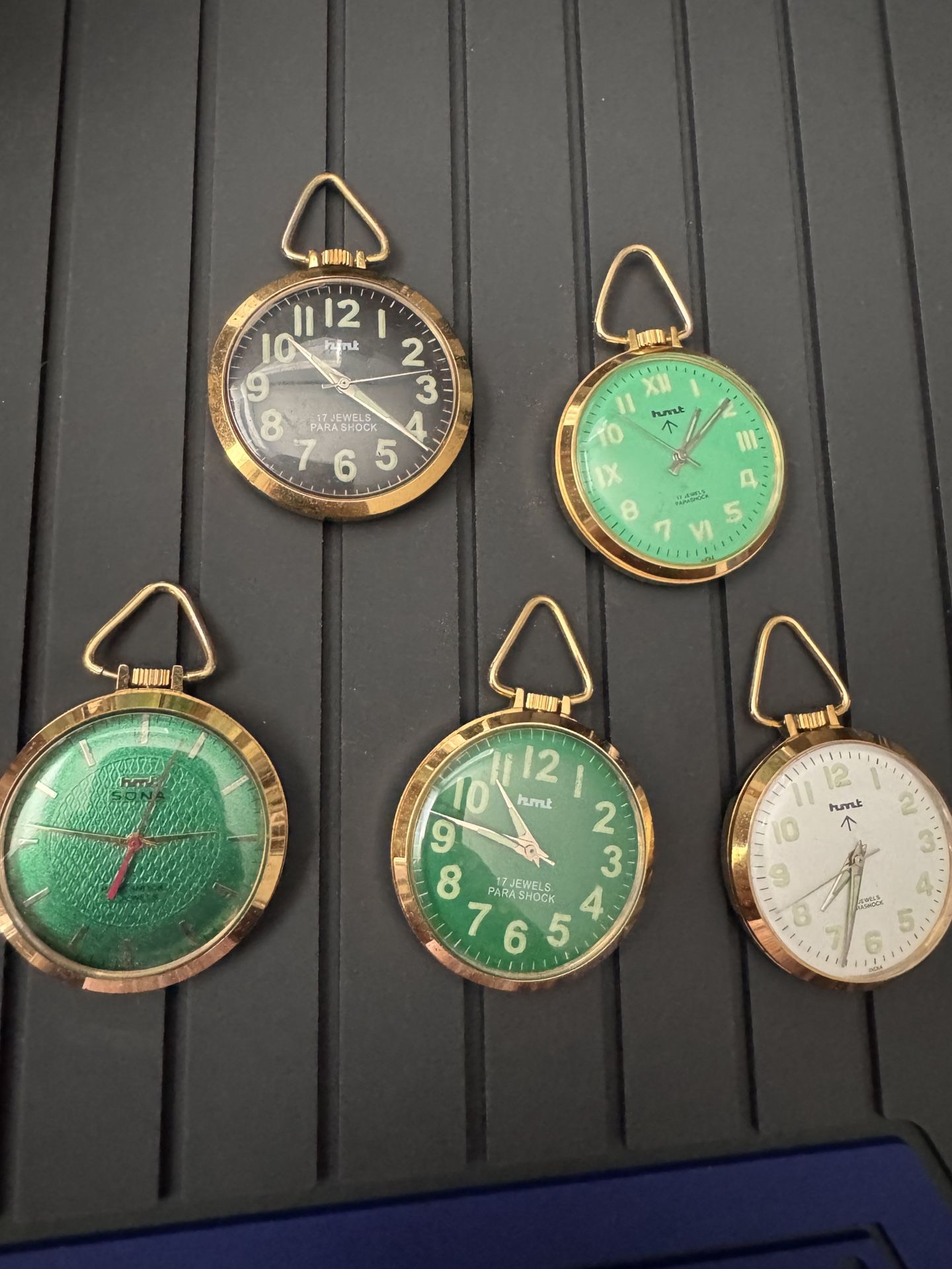 Vintage HMT Watch Pendants (Various Dial Colors)